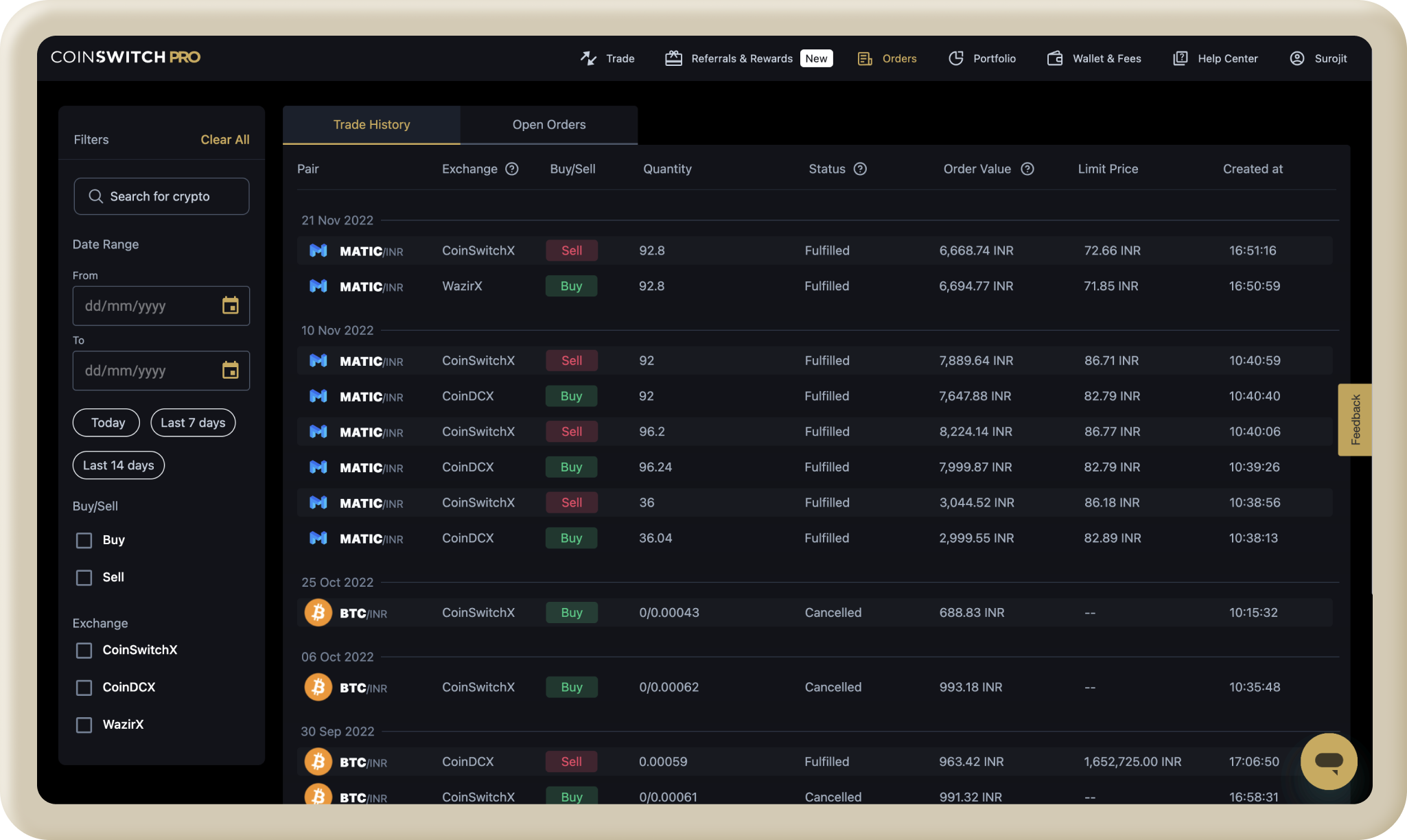 Media Coinswitch Pro 2