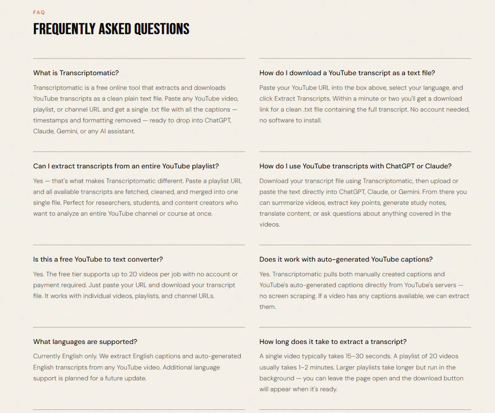 Transcriptomatic  screenshot 3