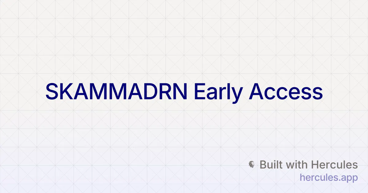 SKAMMADRN Early Access gallery image