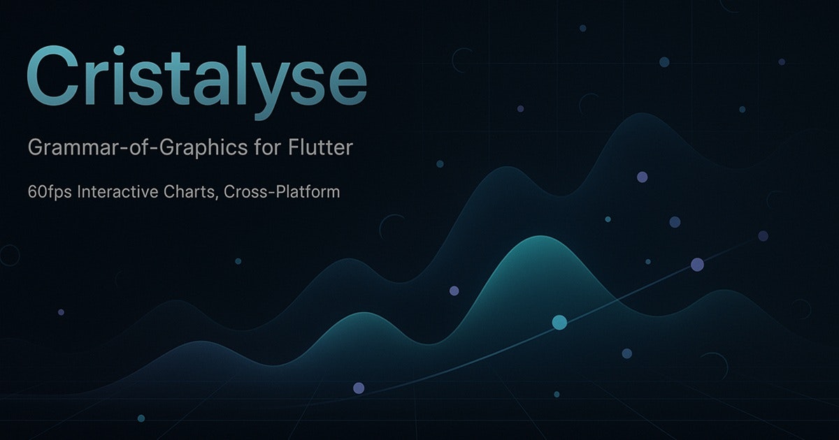Cristalyse - Professional charts for Flutter: Fast, beautiful, everywhere media 1