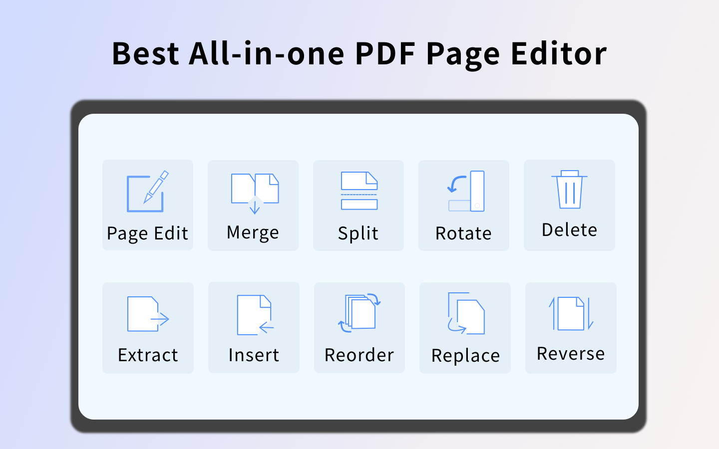 PDF 페이지 편집기 - PDF를 결합, 추출, 이동, 분할 미디어 1