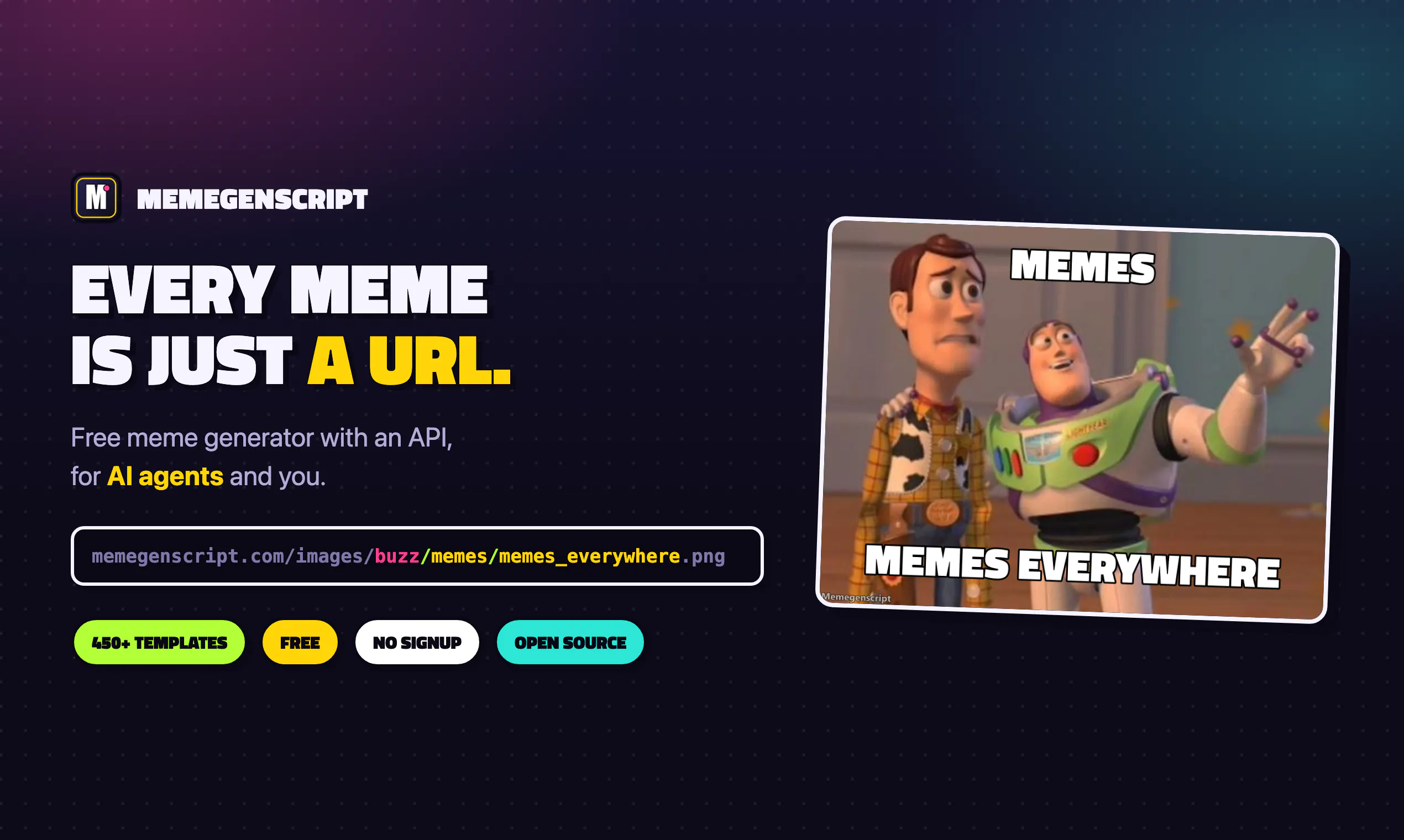Memegenscript 截图 1