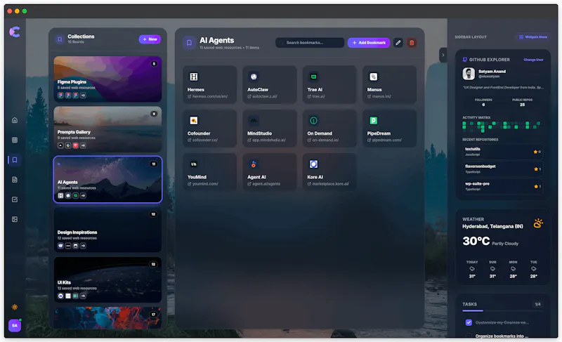 Cosmos : New Tab screenshot 3