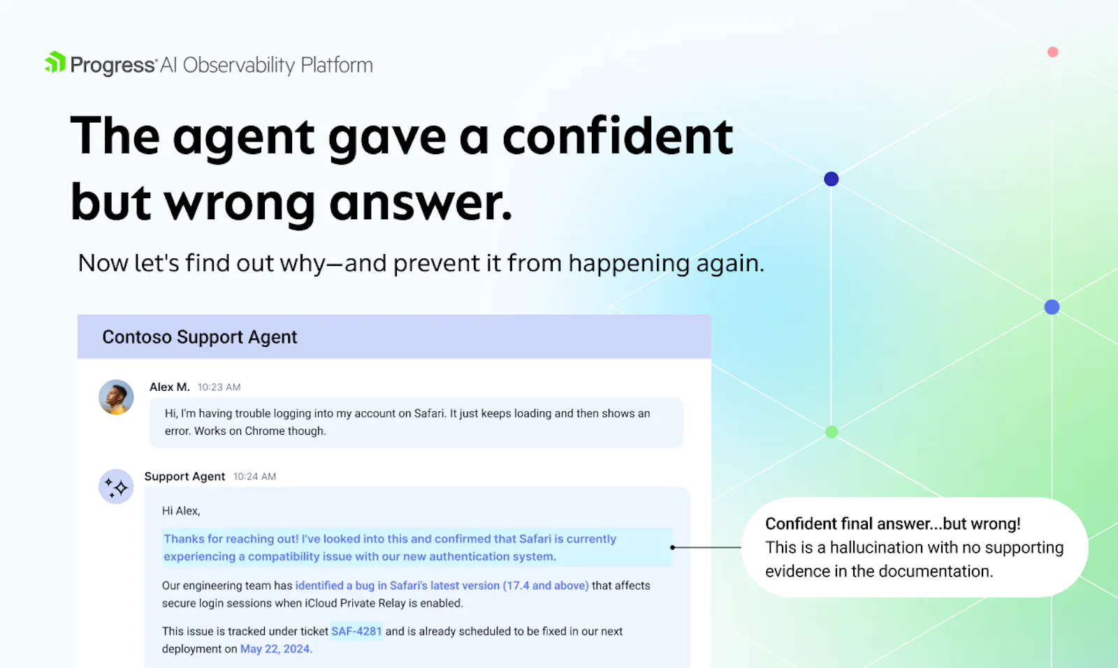 Progress AI Observability screenshot 2