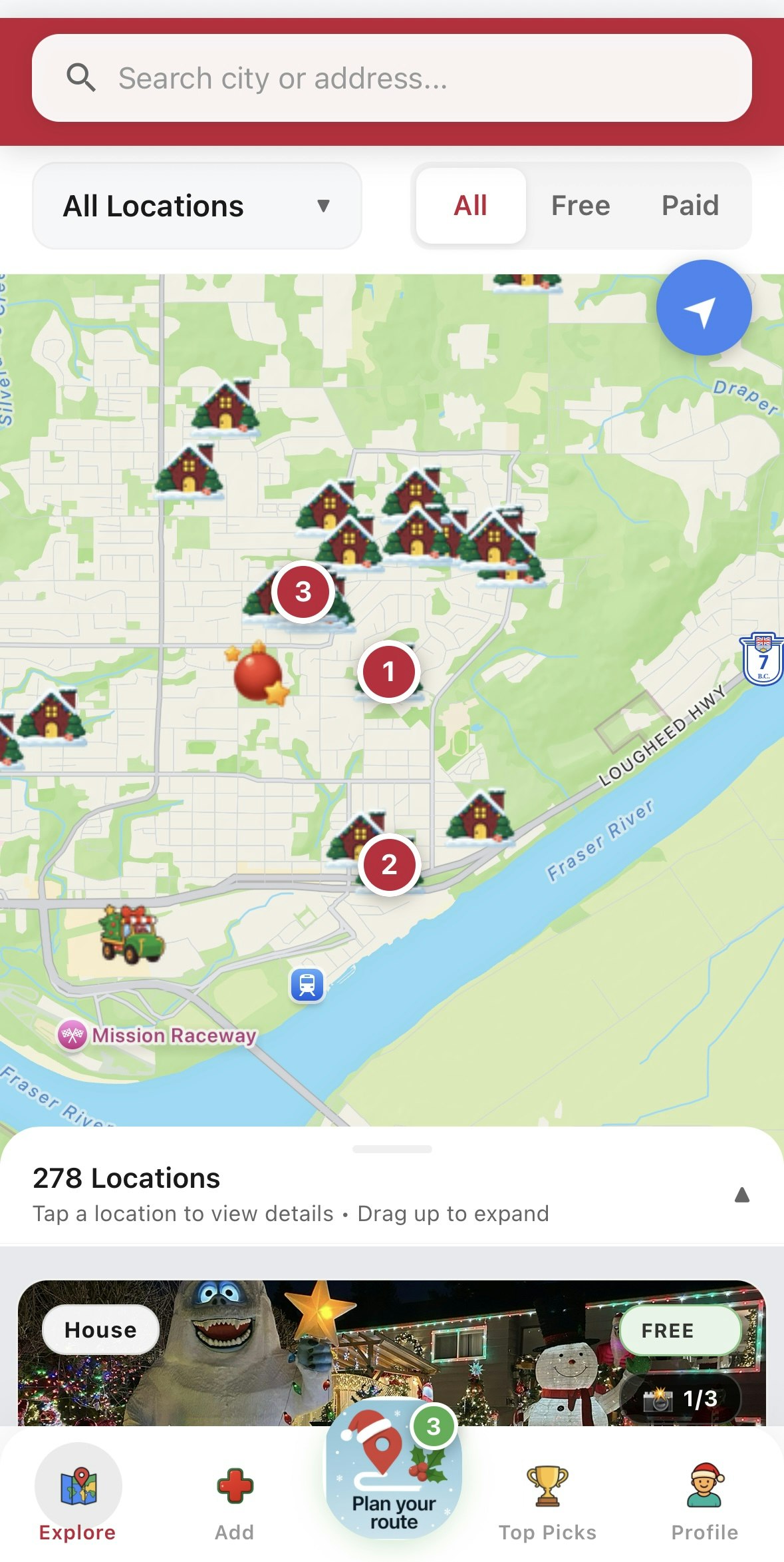 Christmas Lights Map gallery image