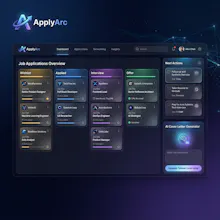 ApplyArc β AI-Powered Job Application gallery image