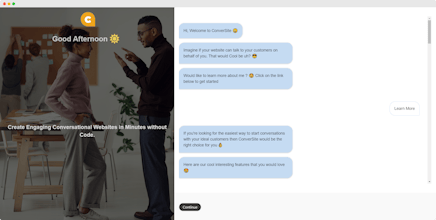 ConverSite - Conversational Websites gallery image
