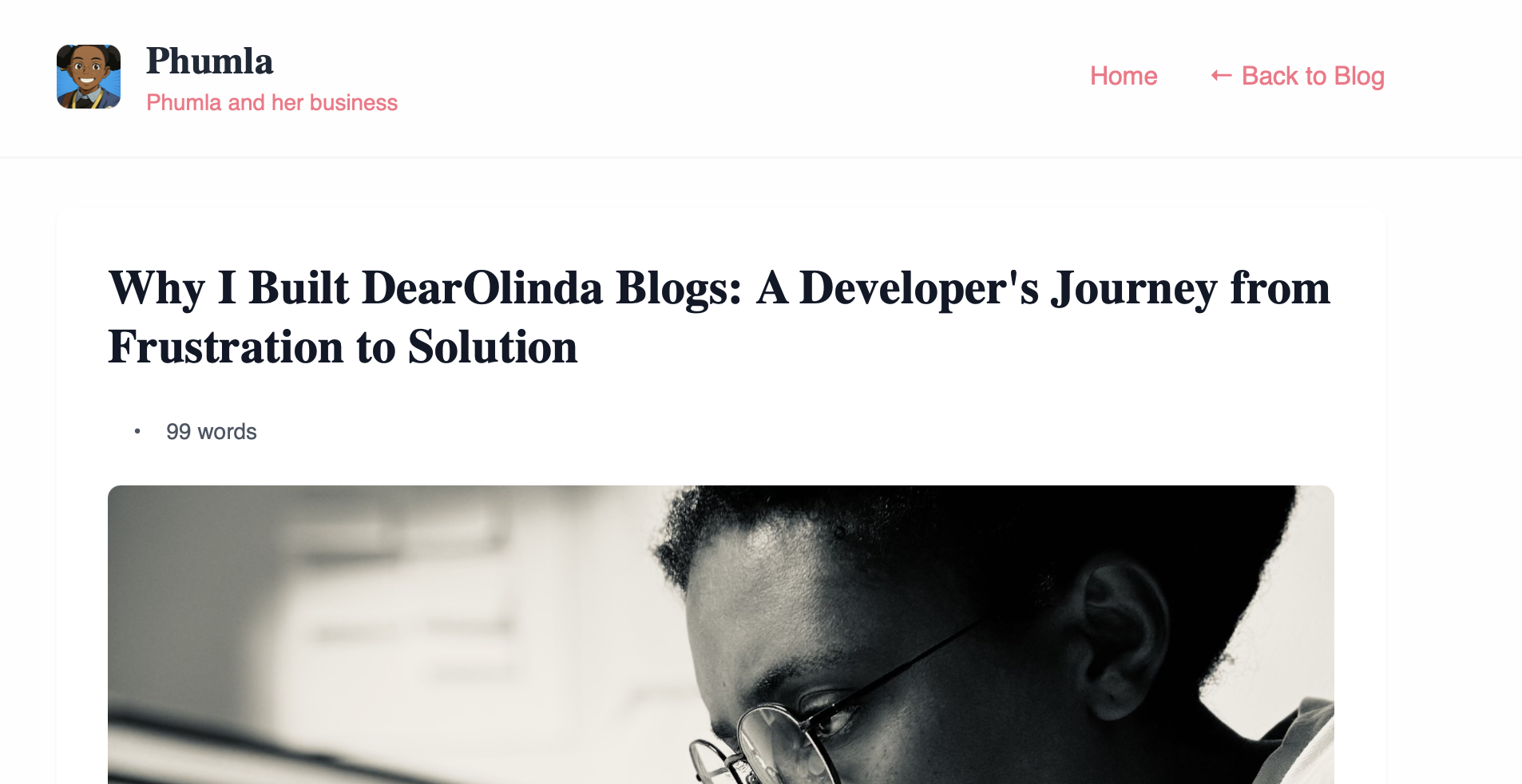 DearOlinda Blogs - Create beautiful blogs 미디어 3