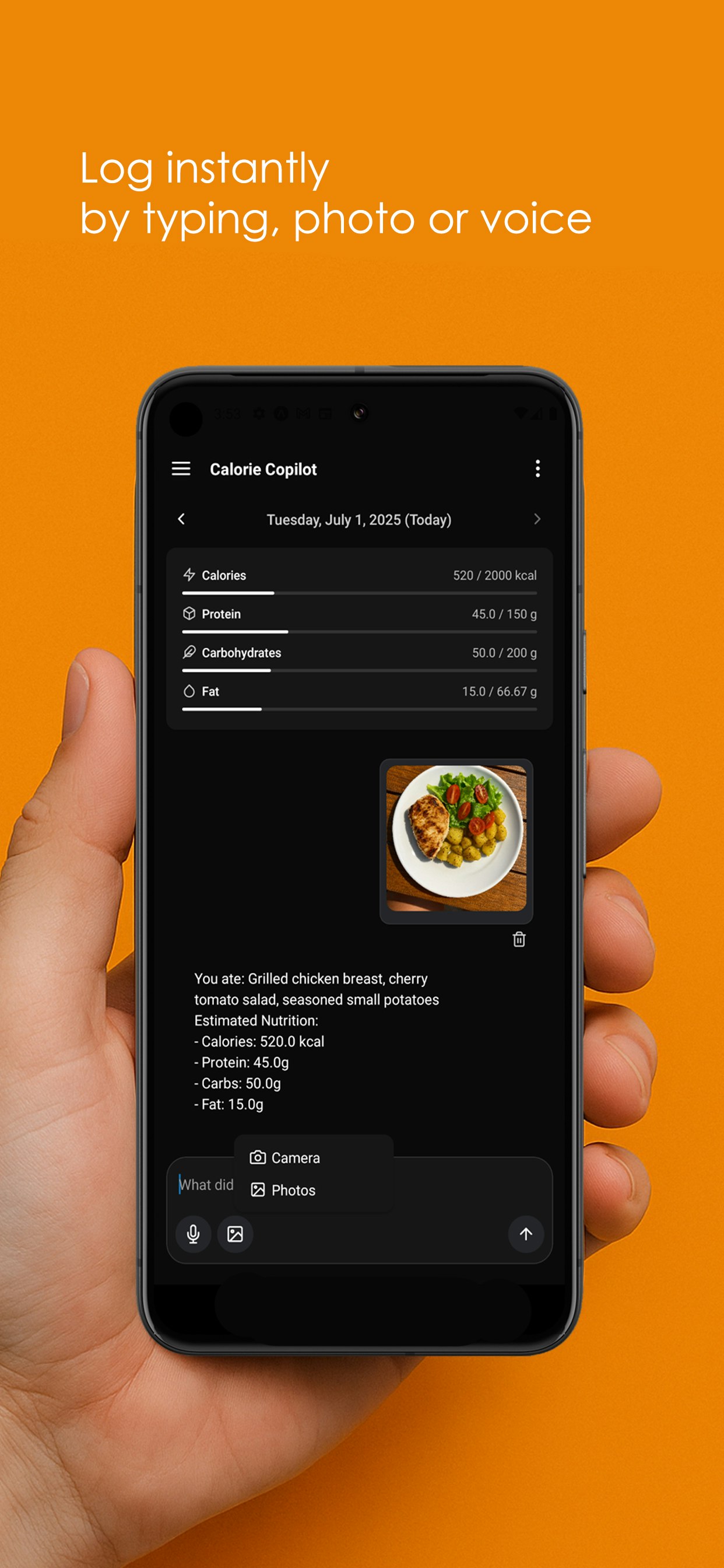 Calorie Copilot -AIカロリーカウンター media 2