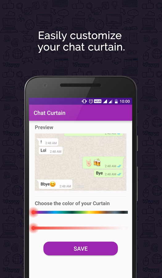 Chat Curtain gallery image