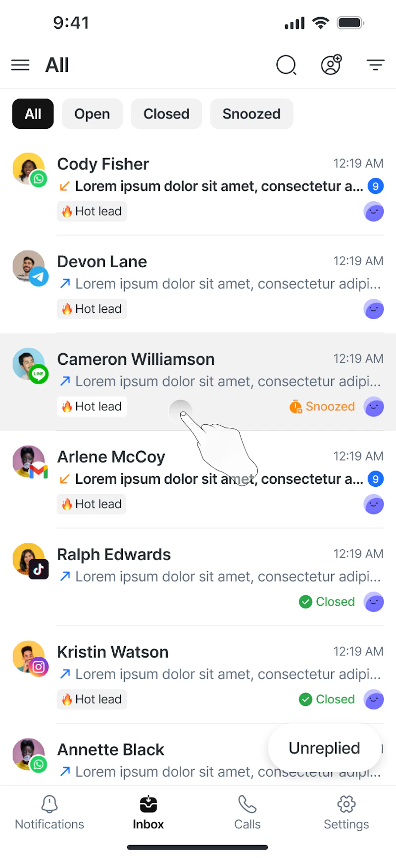 Respond.io Mobile App screenshot 1