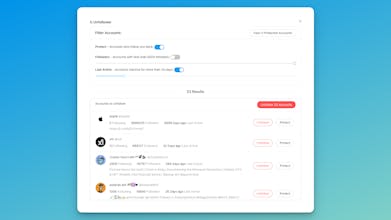 X Unfollower gallery image