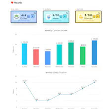 Colorful Notion Dashboard gallery image