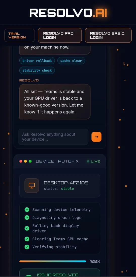 Resolvo gallery image