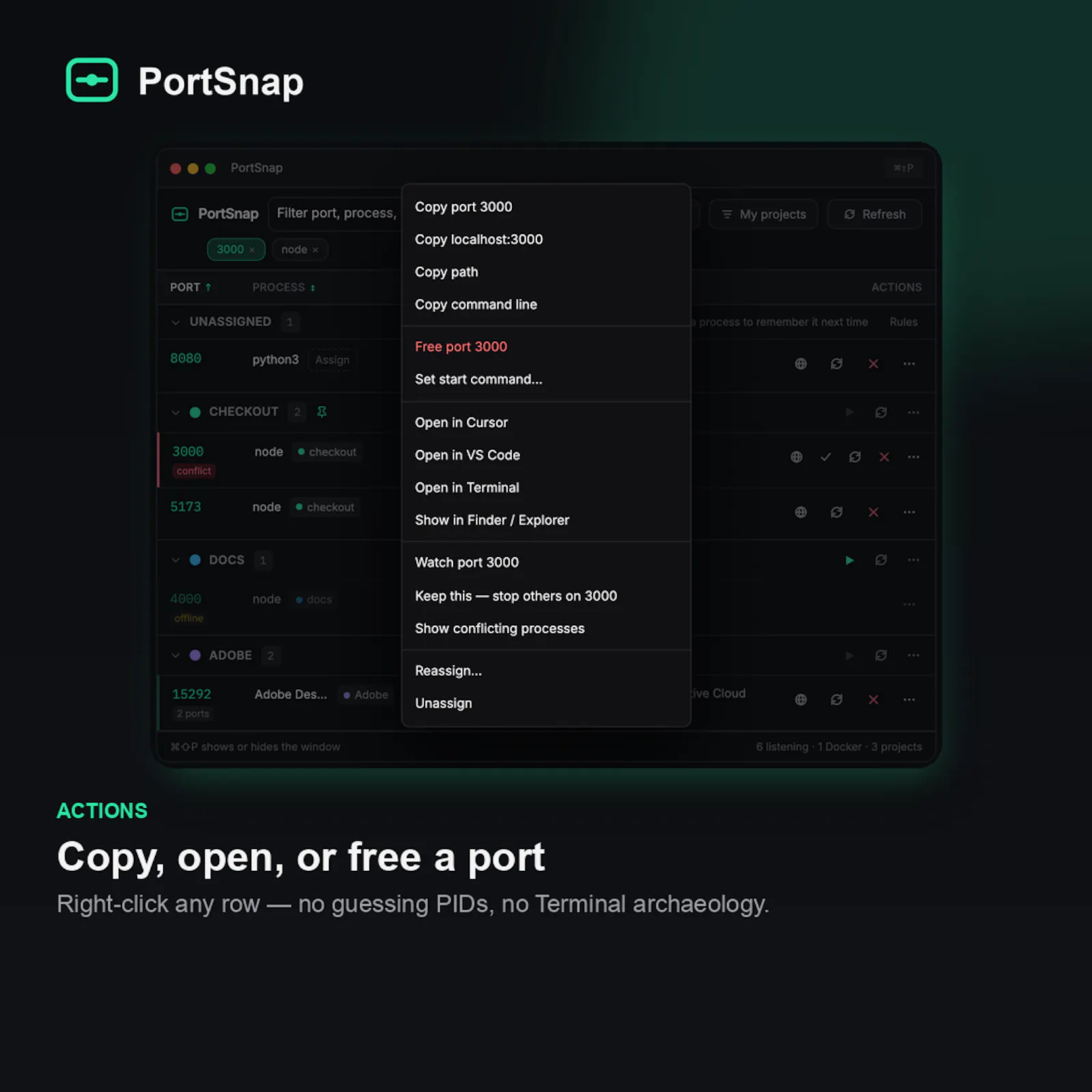 PortSnap screenshot 3