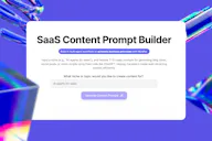 Saas Content Prompt Builder