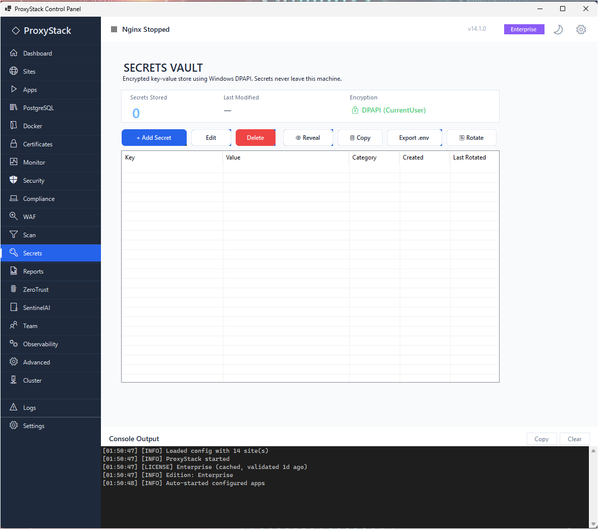 ProxyStack + SentinelAI gallery image
