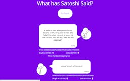 Satoshi says media 1