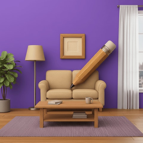 Decor AI - Product Hunt launch logo and brand identity