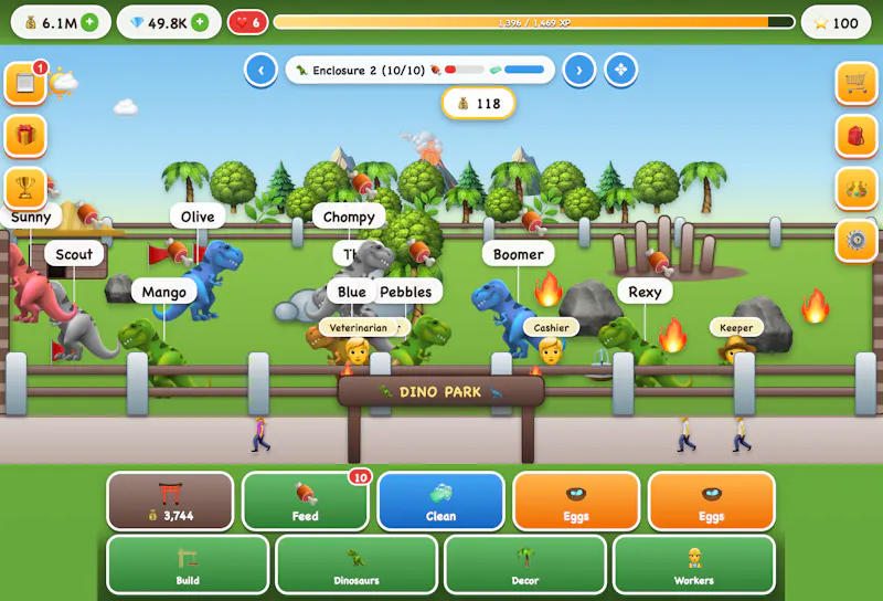 Dino Park Tycoon screenshot 5