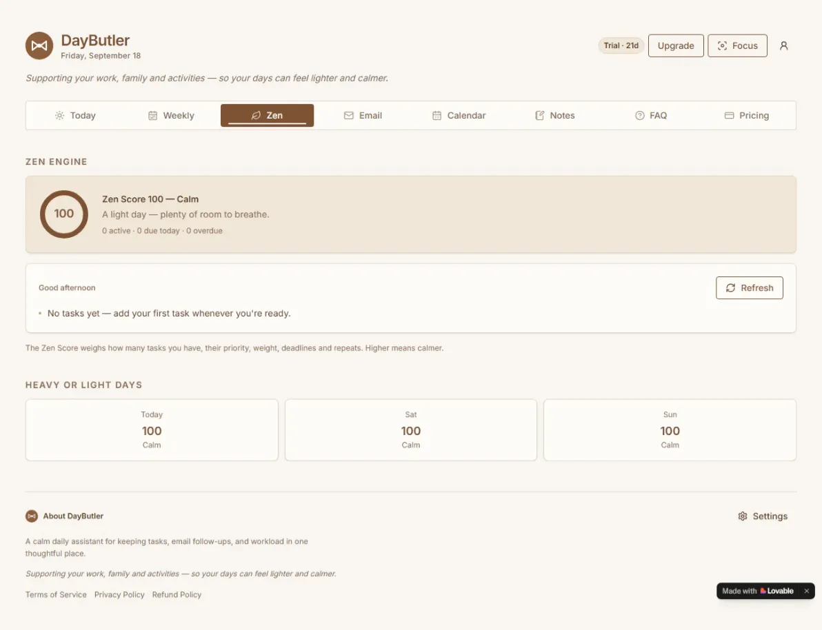 DayButler - AI‑Powered Daily Assistant screenshot 2