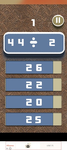 Juego de cálculo de Mathe media 3