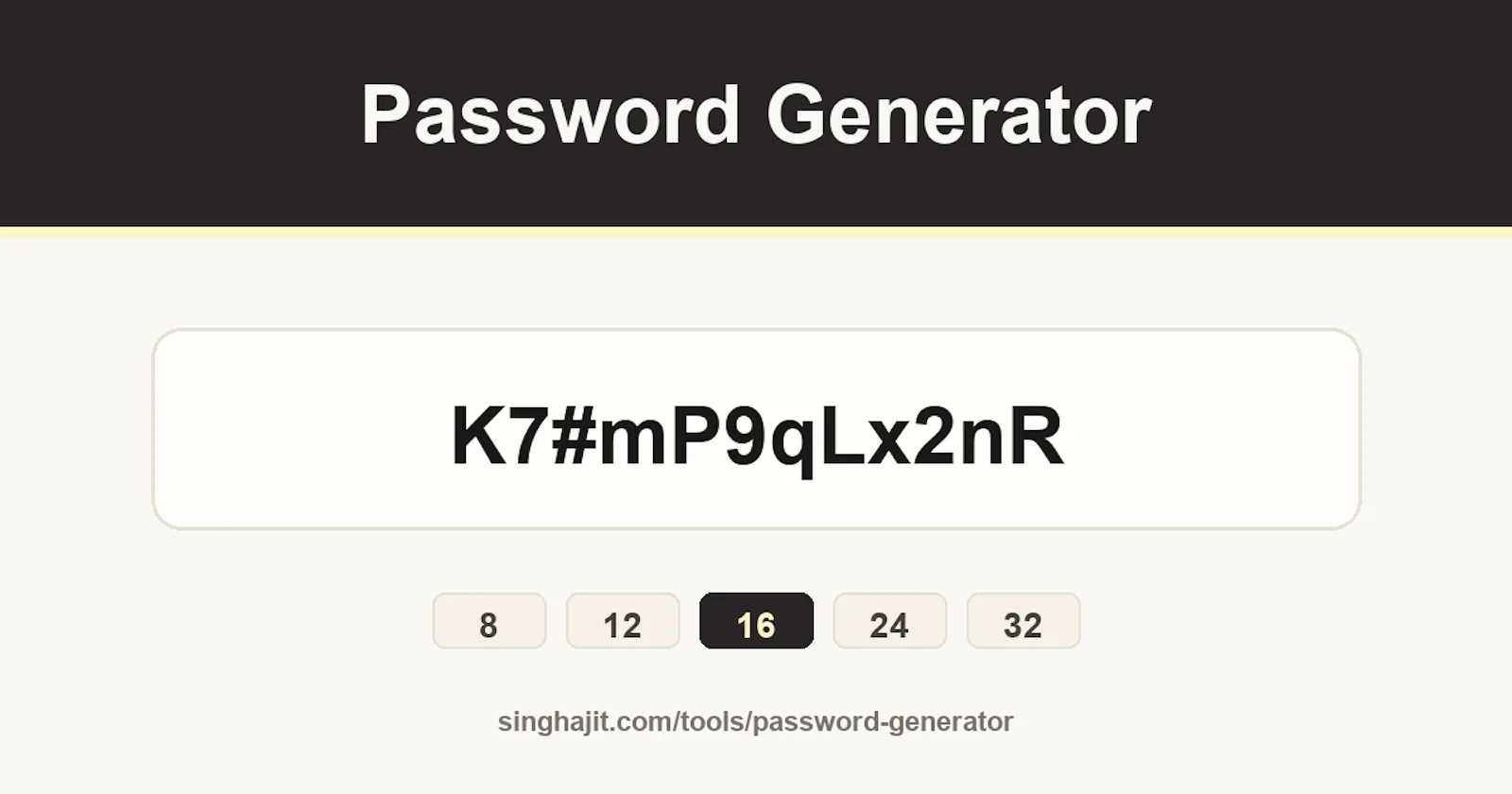 Password Generator screenshot 1