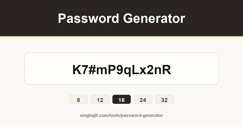 Password Generator screenshot 1