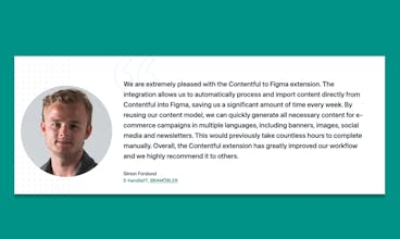 Contentful to Figma Plugin gallery image