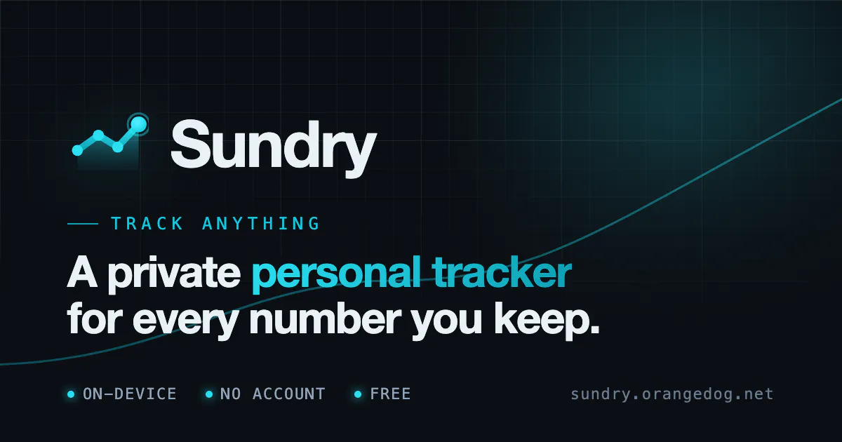Sundry - Track Anything gallery image
