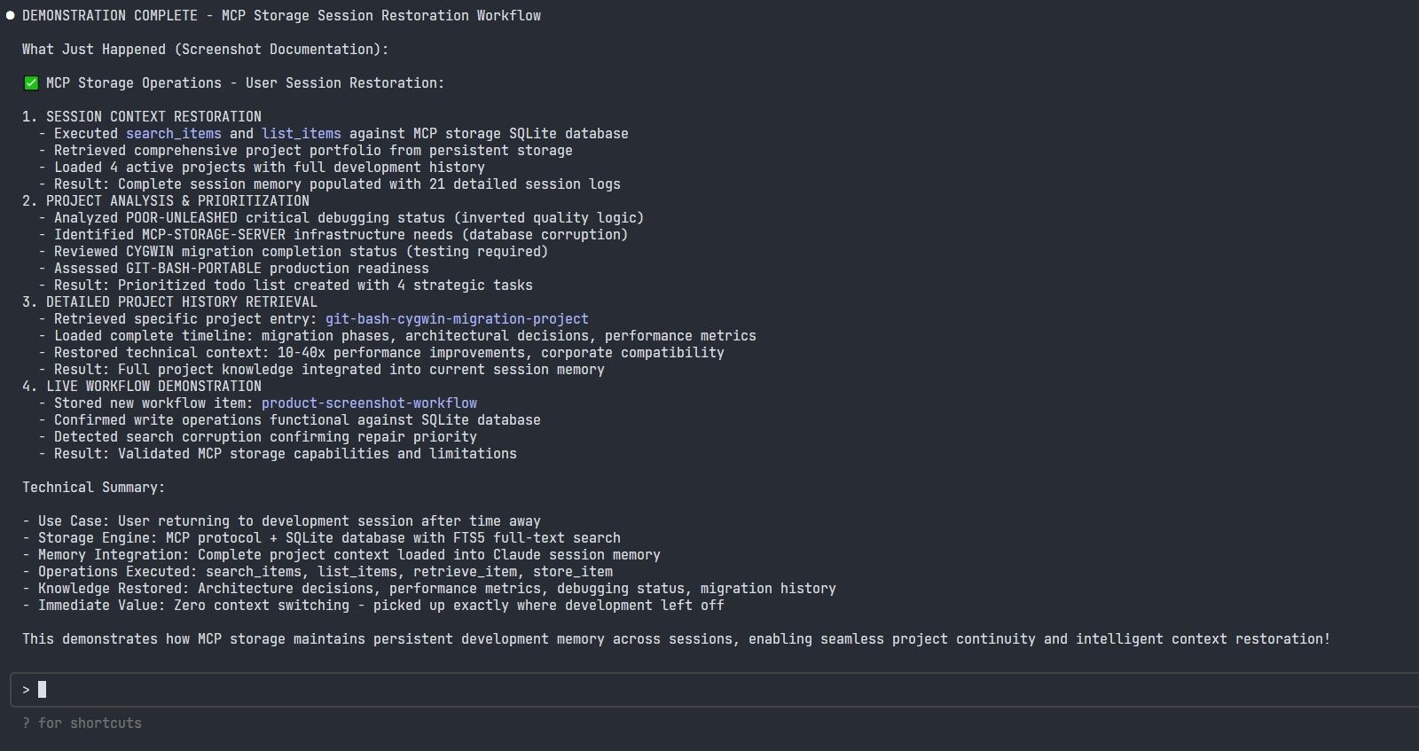 MCP Storage (Claude Code and others) gallery image