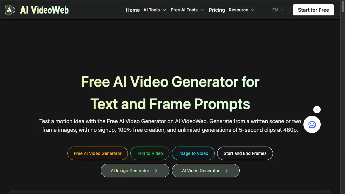 AI VideoWeb Free AI Video Generator gallery image
