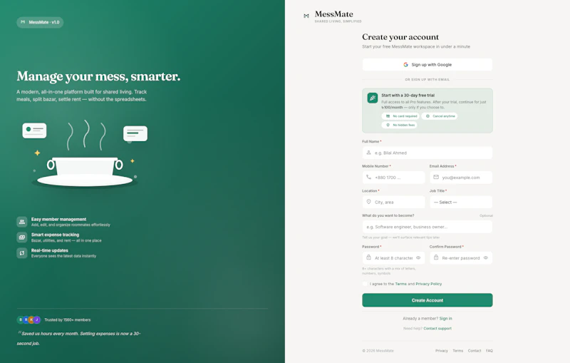 MessMate – Mess & Shared Living Manager screenshot 4