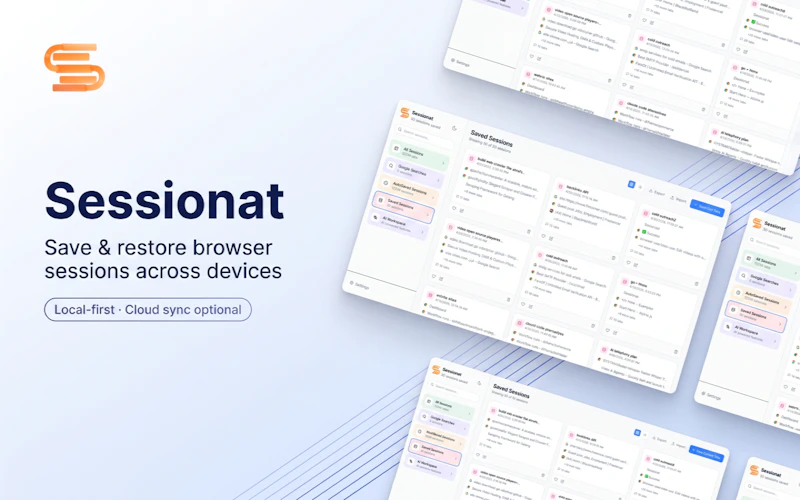 Sessionat tab session manager screenshot 3
