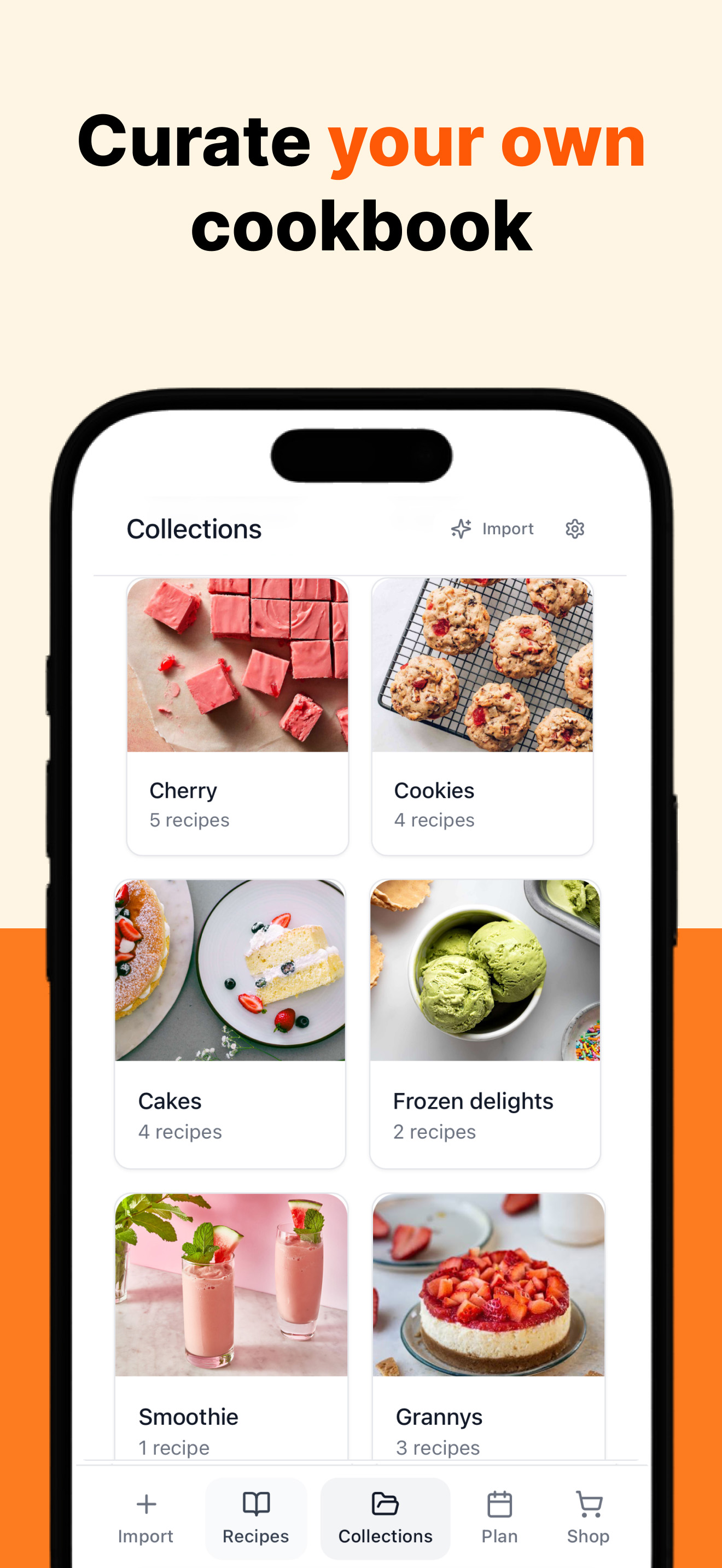 Média Cook Ai: Organisateur de recettes - Transformez des photos et des vidéos en recettes avec planification des repas 3