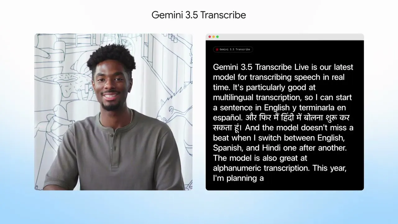 Gemini 3.5 Transcribe gallery image