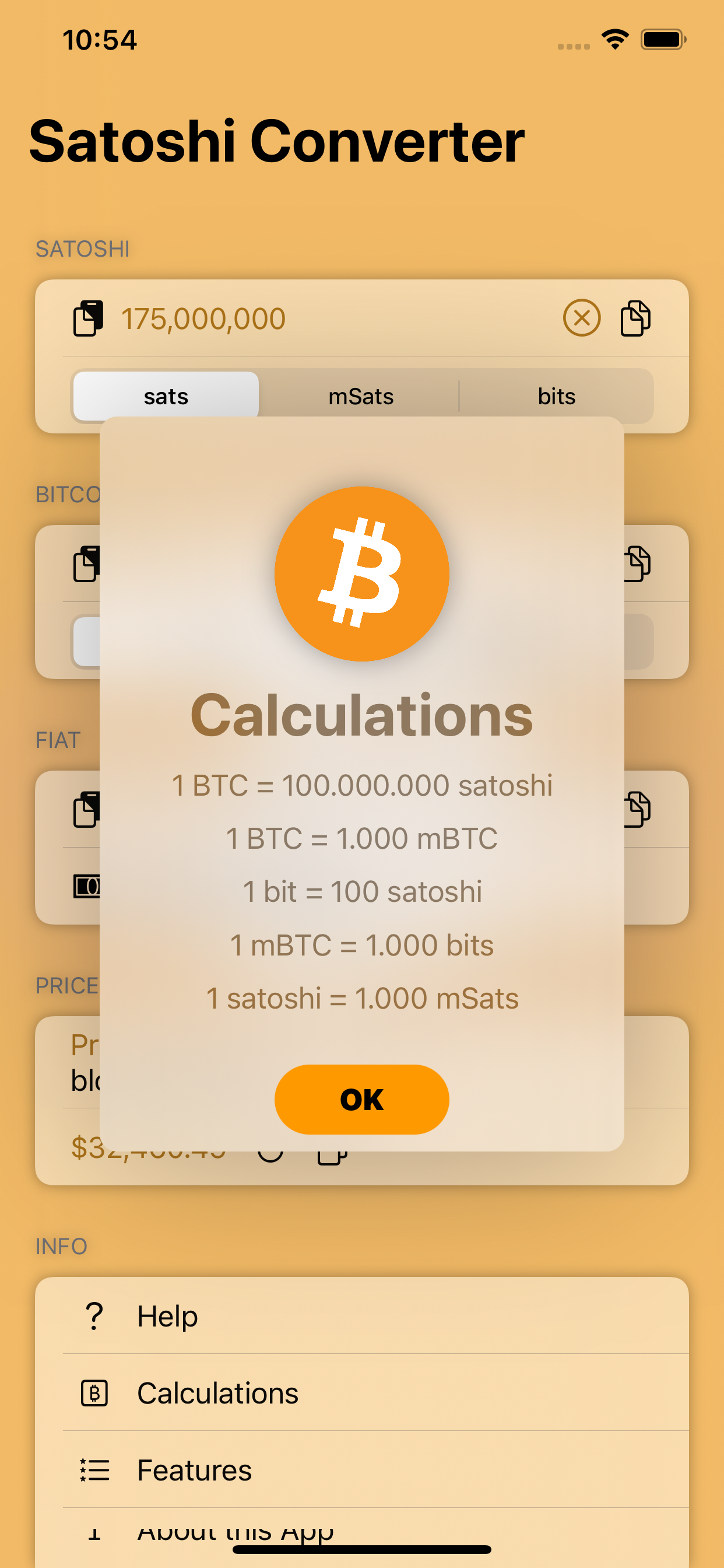 Satoshi Converter gallery image