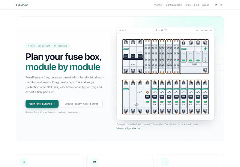 FusePlan screenshot 1