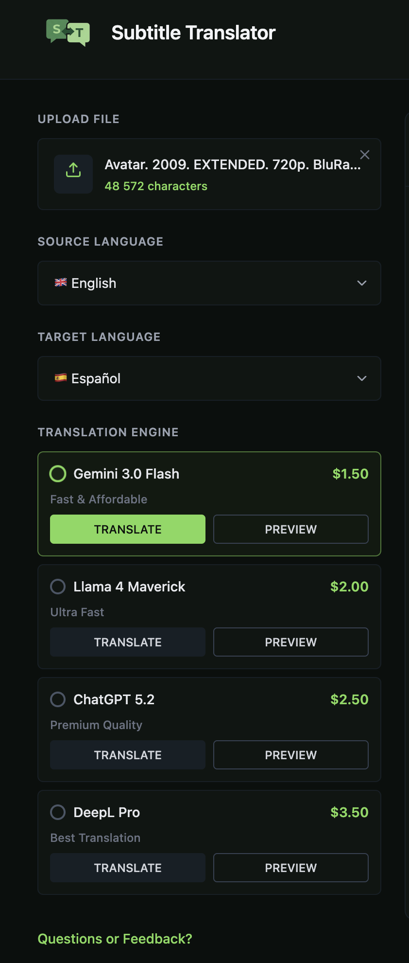 Subtitle Translator gallery image