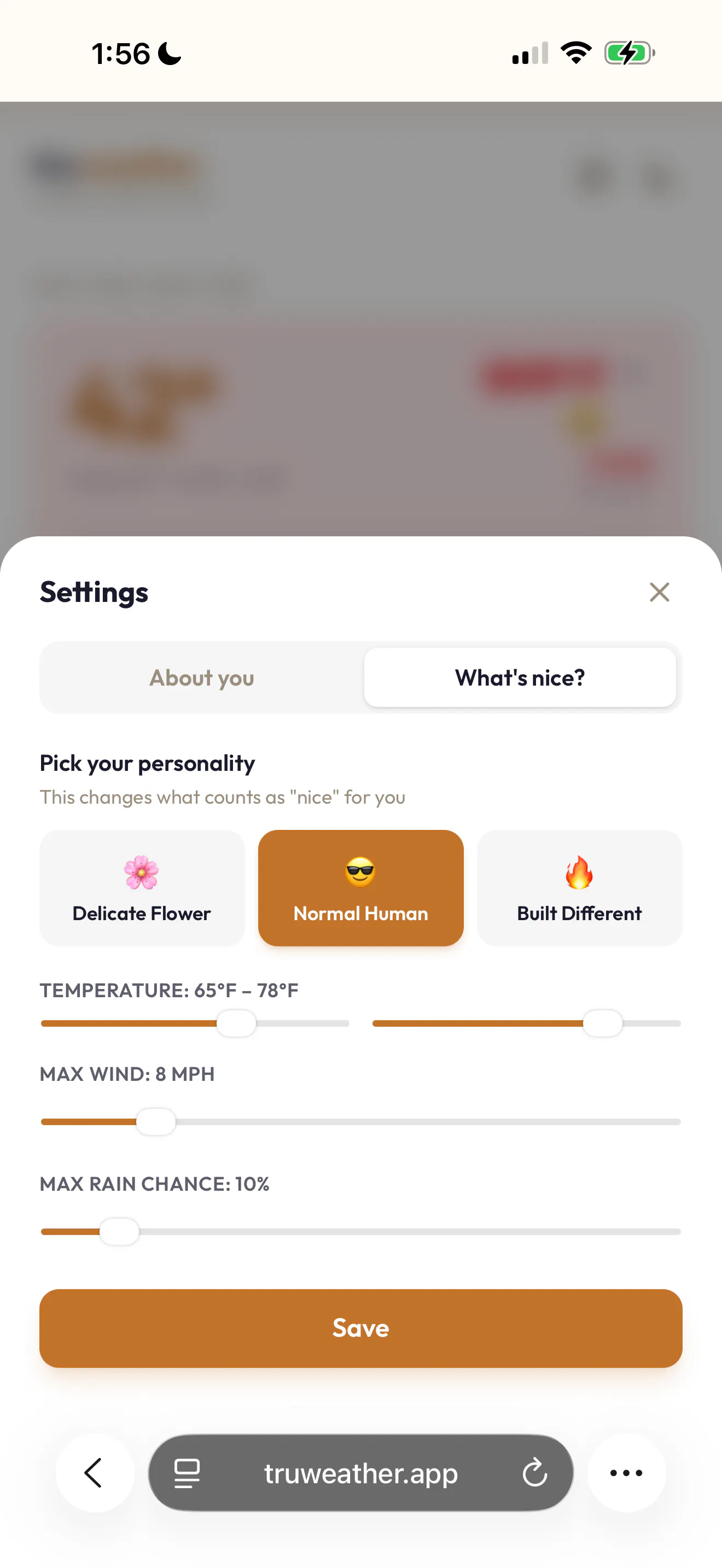 Truweather . Weather without Clutter gallery image