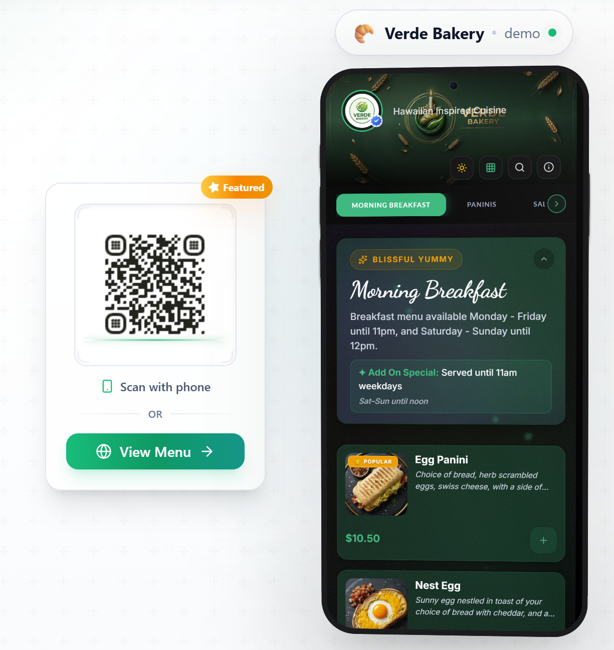 MenuHoster gallery image