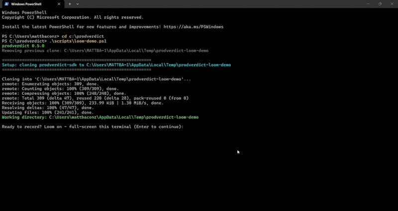 ProdVerdict screenshot 1 (video preview)