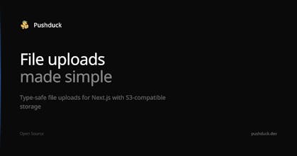 Pushduck — S3/R2 File Uploader gallery image