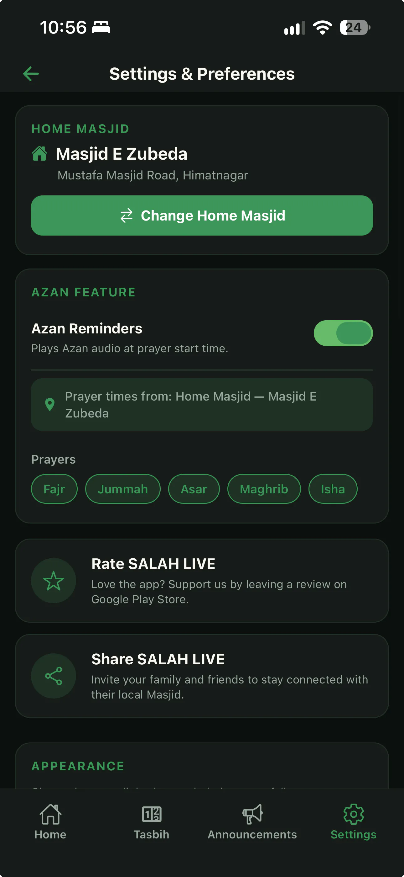 Salah Live – Find Masjids & Jamaat Times gallery image