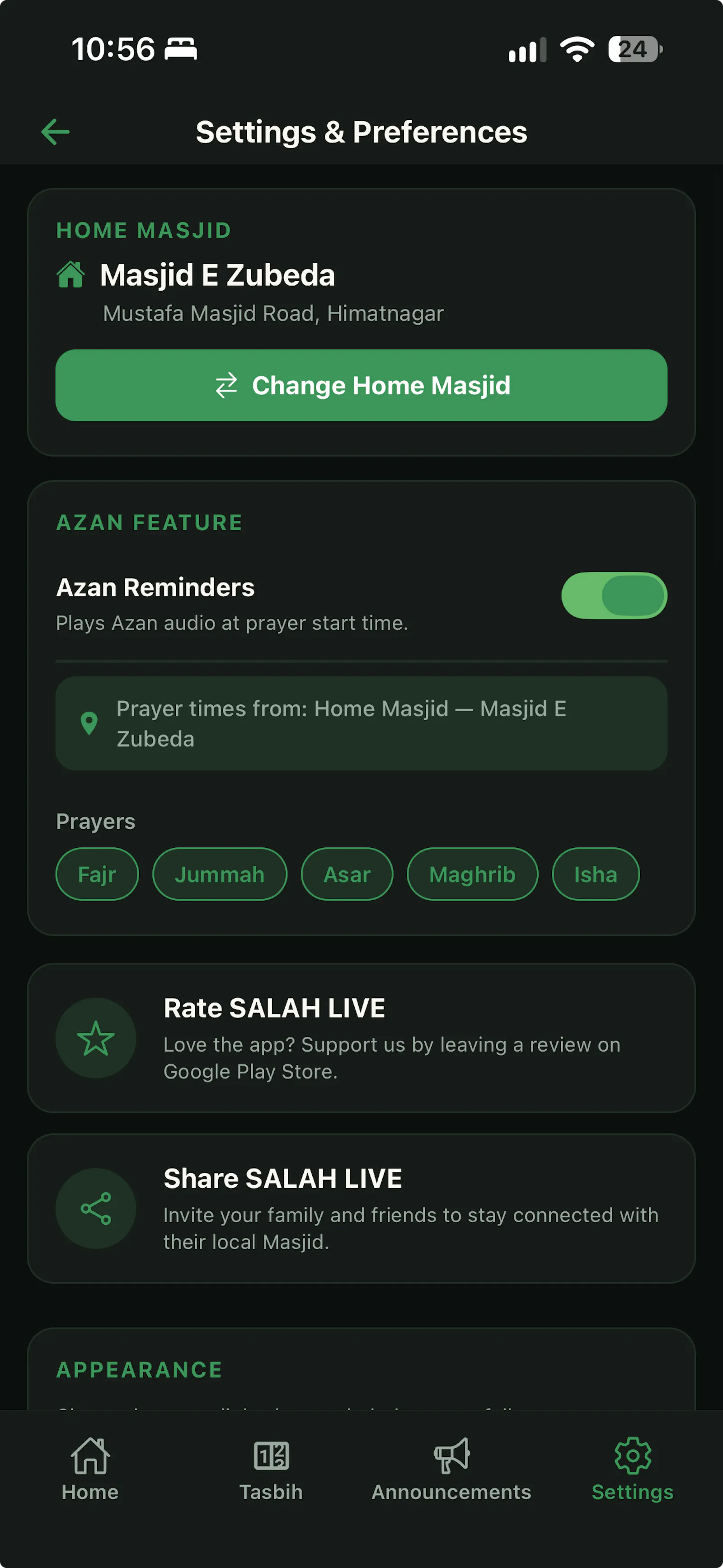 Salah Live – Find Masjids & Jamaat Times screenshot 5