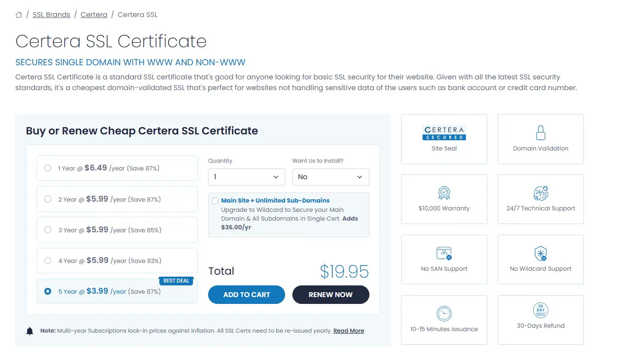 Certera SSL Certificate gallery image