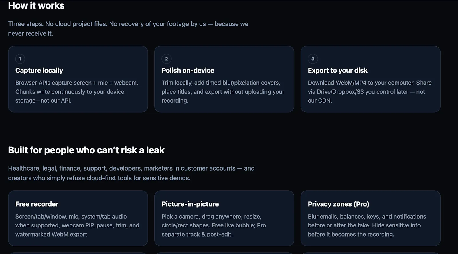 PrivateTake screenshot 4