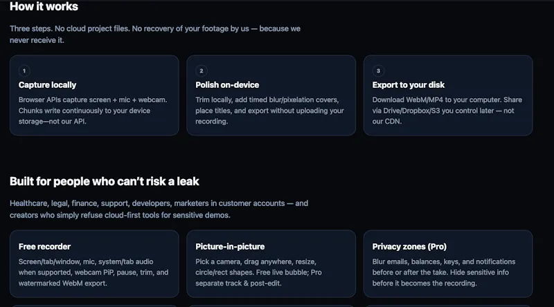PrivateTake screenshot 4
