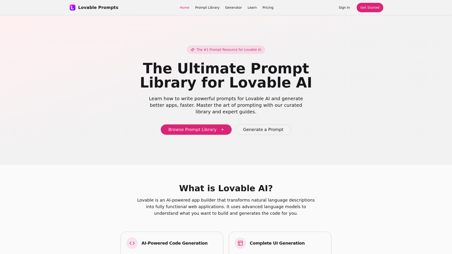 Lovable-prompts.com gallery image