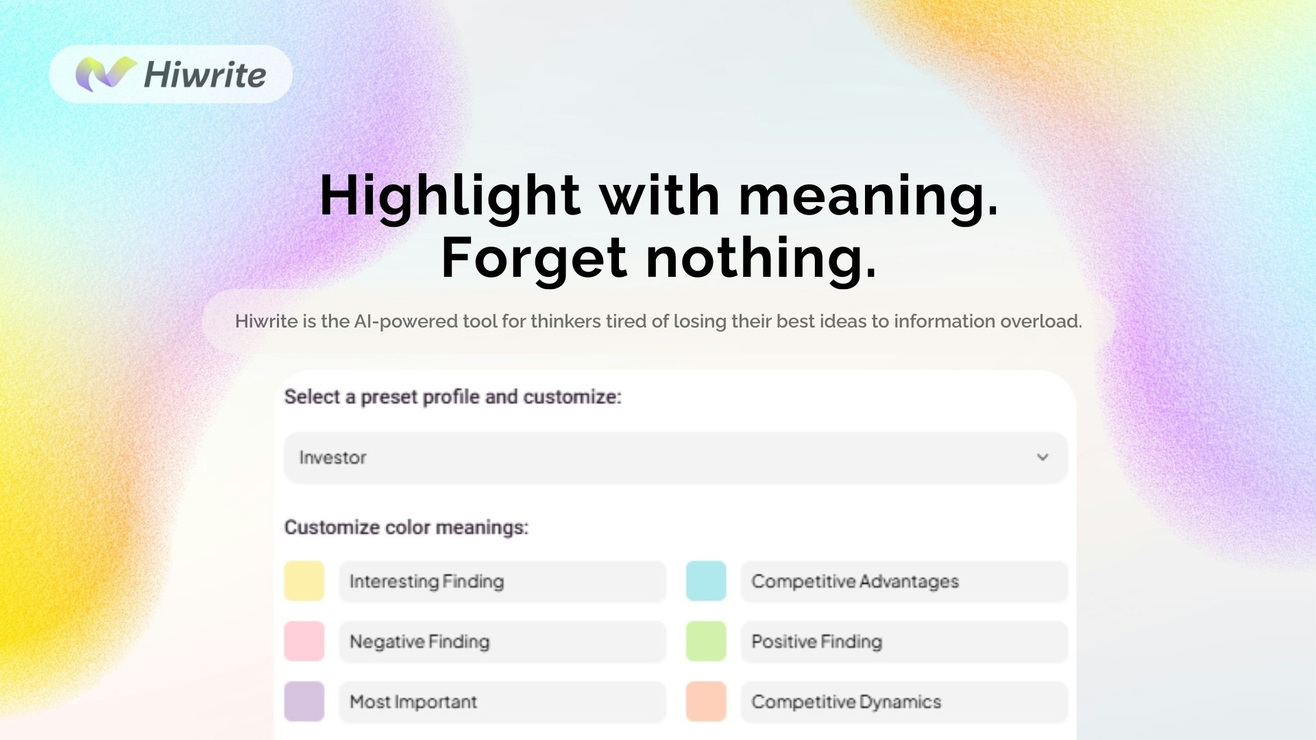 Mídia 2 de HiWrite: Ai Highlighter